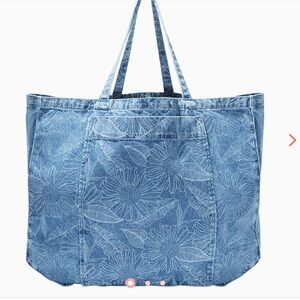 Summer & Rose Blue Floral Tote Bag